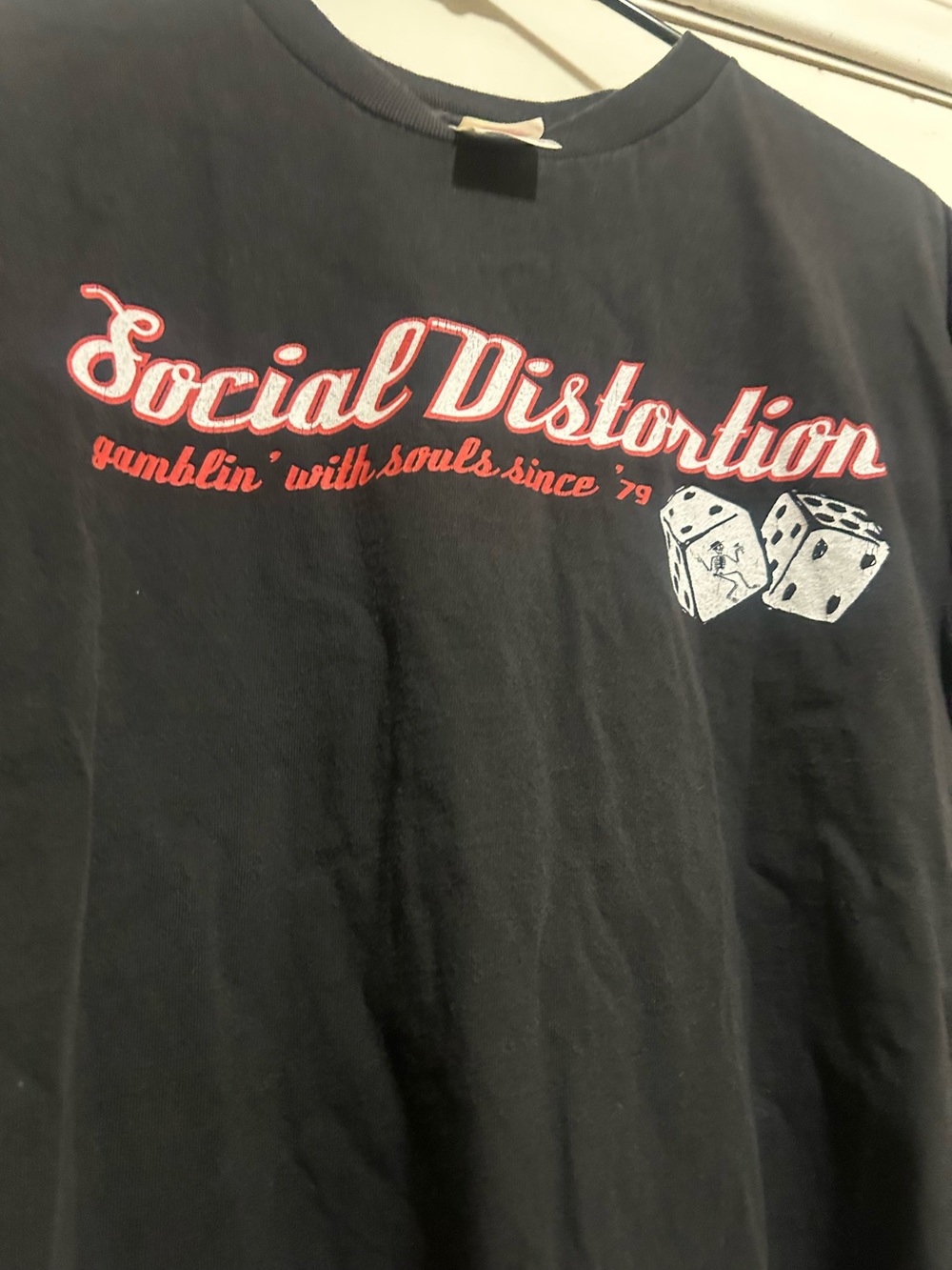 Vintage Social Distortion Black Graphic Tee - Logo! Rare